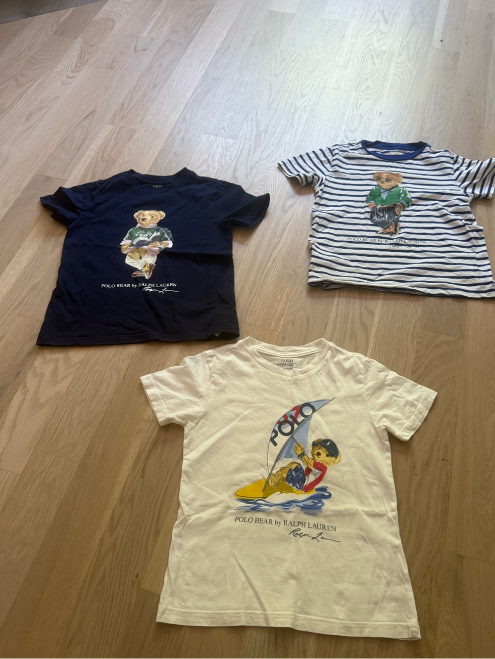 Bundle of polo Ralph Lauren teddy bear Tshirts